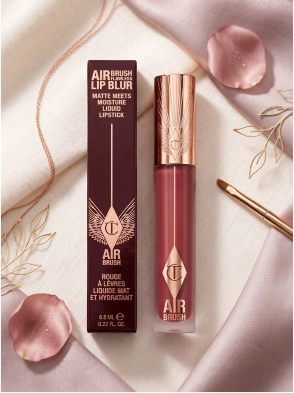 Charlotte Tilbury Airbrush Flawless Lip Blur Pillow Talk Blur NIB